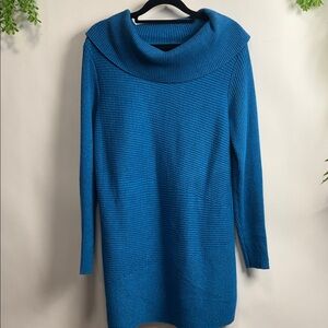 Alfani Bright Teal Cowl Neck Sweater